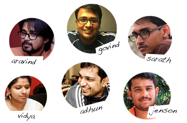 deepak j sarath ar govind s aravind a vidya kv